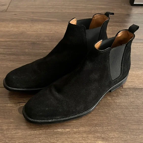 Size 10 Mens Aldo Black Suede Boots Aldo Men main image 3